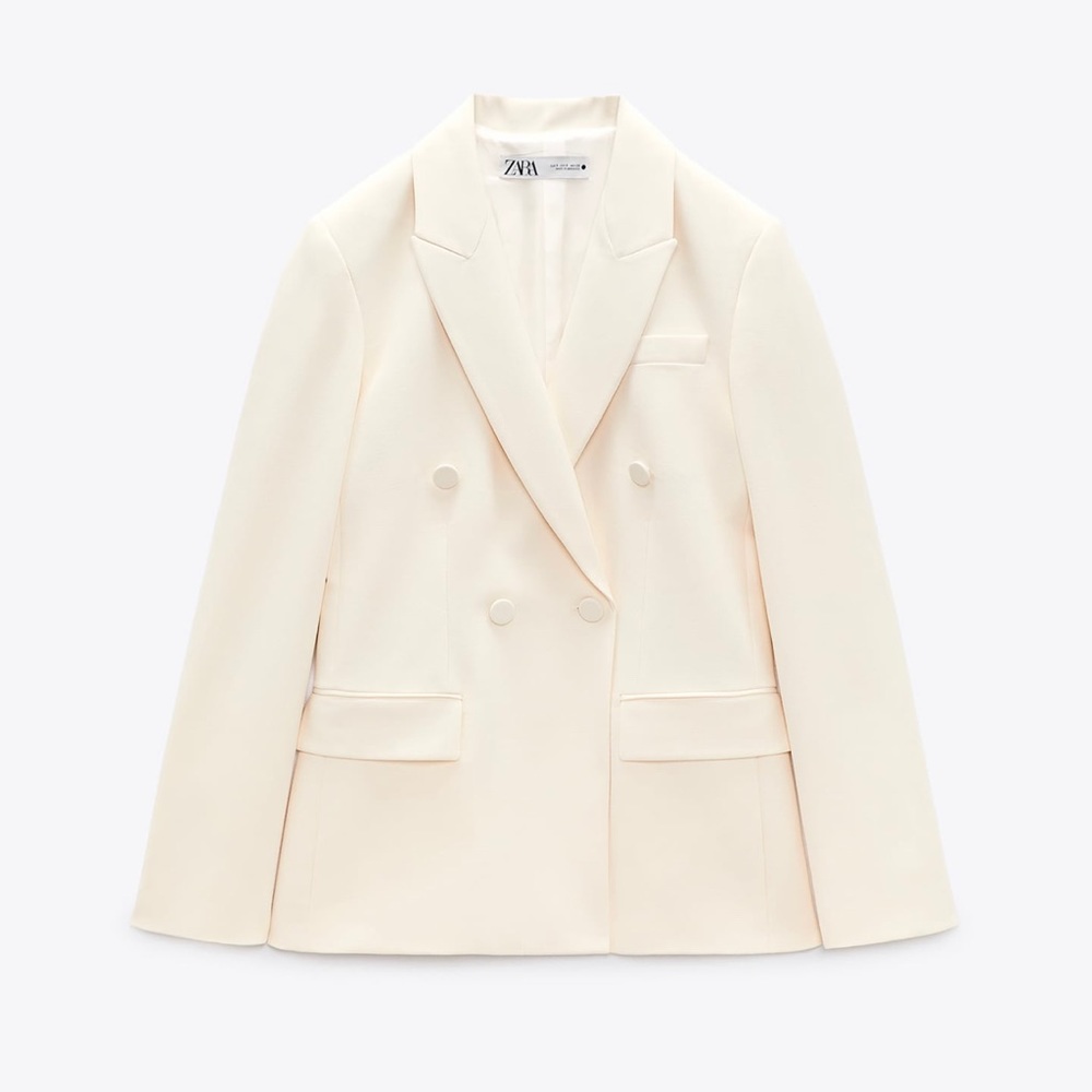 Zara cream blazer